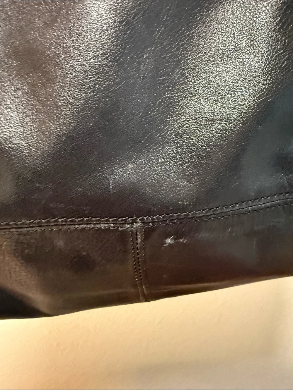 Coach SoHo Tote Leather Shoulder Tote with Gold Hardware
